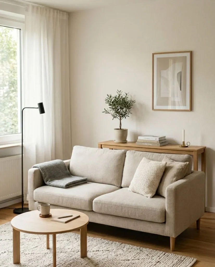 1. Float the Sofa Away from the Wall