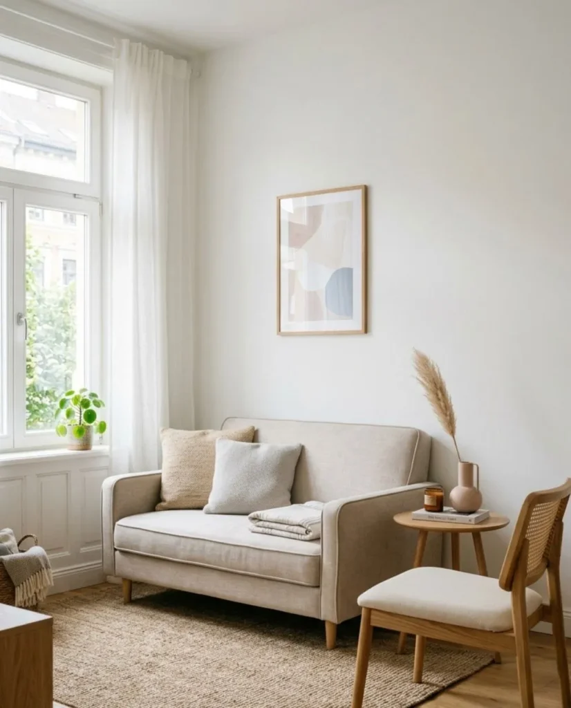 3. Use a Compact Loveseat Instead