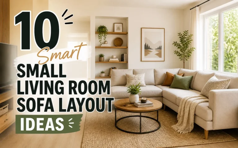 Small Living Room Sofa Layout Ideas That Actually Work