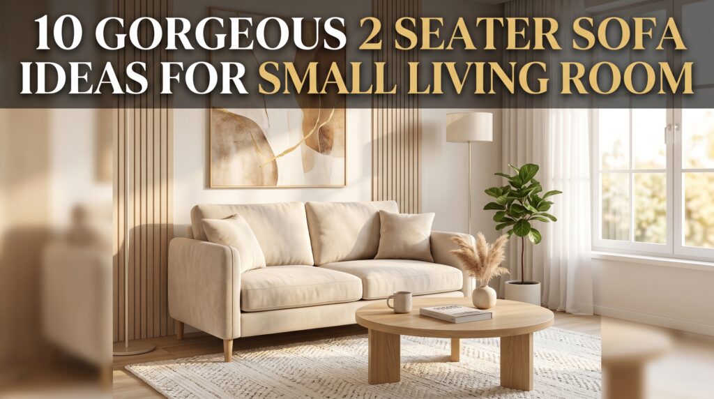 2 Seater Sofa for Small Living Room