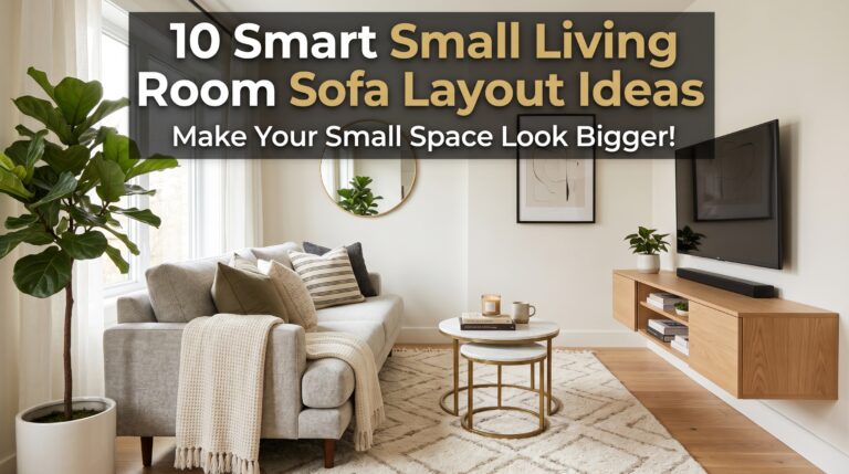 Small Living Room Sofa Layout with TV
