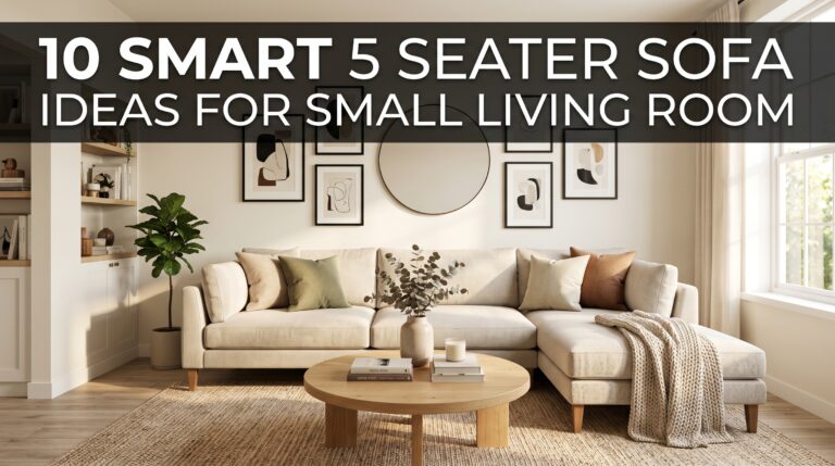 5 Seater Sofa for Small Living Room