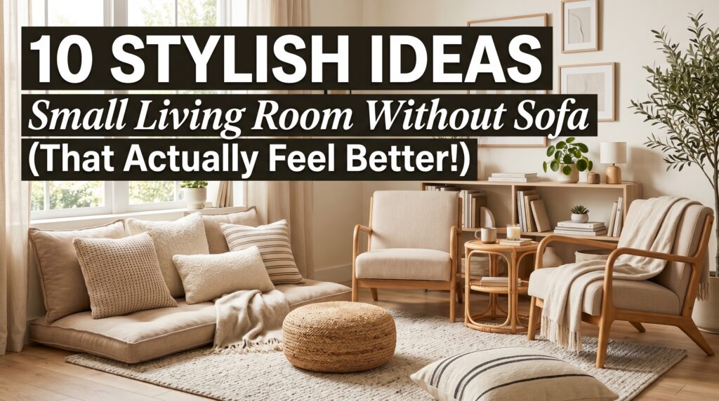 Small Living Room Without Sofa